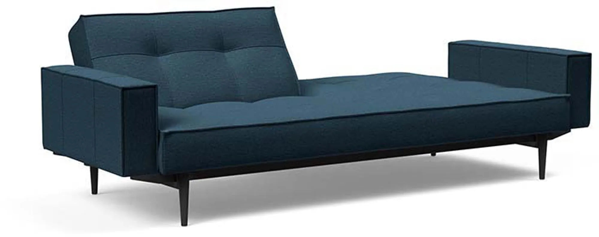 Stilvolles Splitback Sofabett 210 mit Armlehnen von Innovation Living.