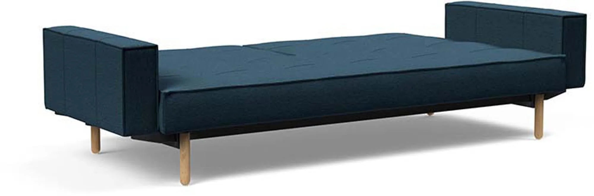 Elegantes Splitback Sofabett 210 Stem mit flexiblen Armlehnen.