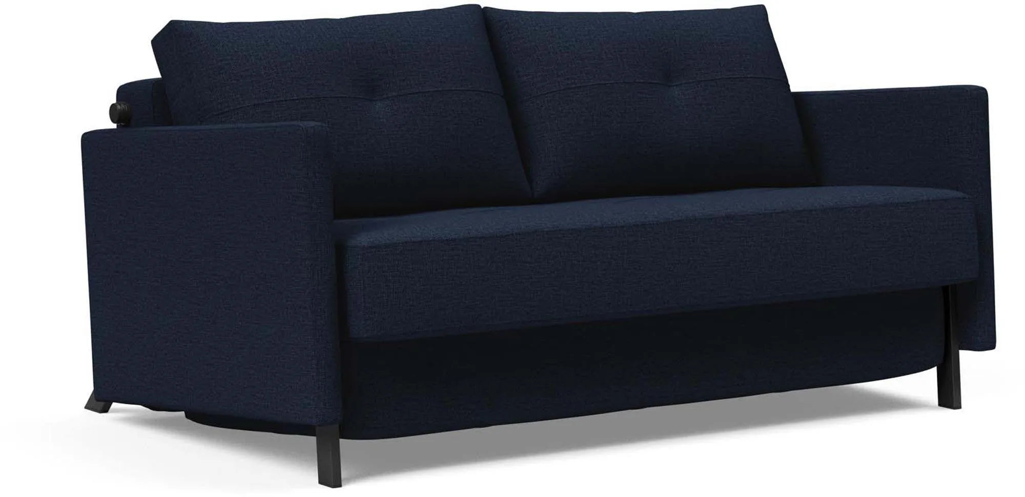 Elegantes Cubed Sofa 140 mit Armlehnen für modernen Komfort.