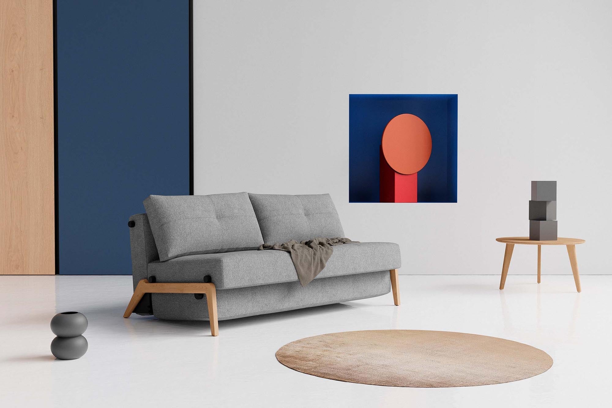 Das Cubed Klappsofa 160 von Innovation Living vereint modernes Design mit Funktionalität – perfekt für kompakte Wohnräume und flexible Nutzung.