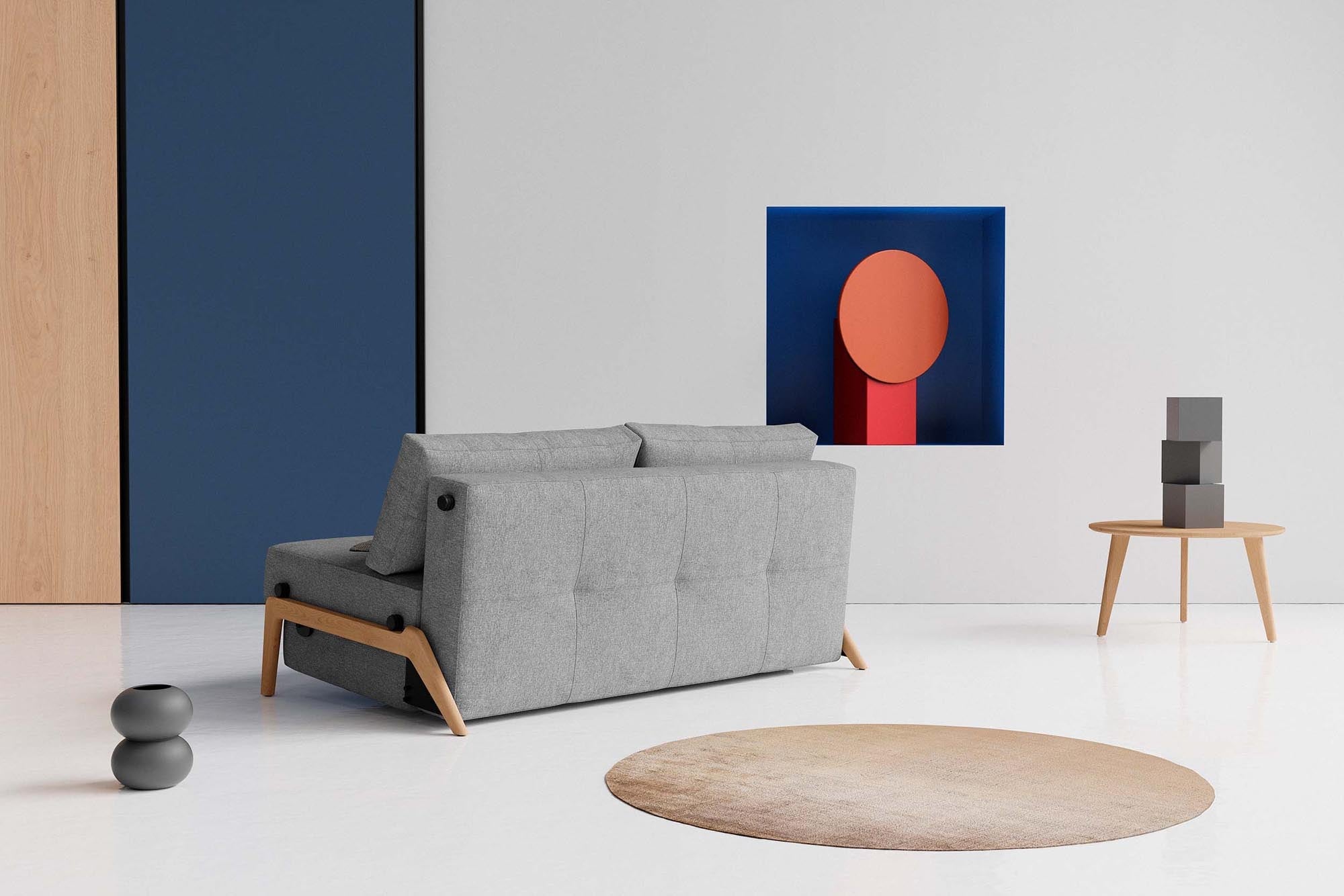 Das Cubed Klappsofa 160 von Innovation Living vereint modernes Design mit Funktionalität – perfekt für kompakte Wohnräume und flexible Nutzung.