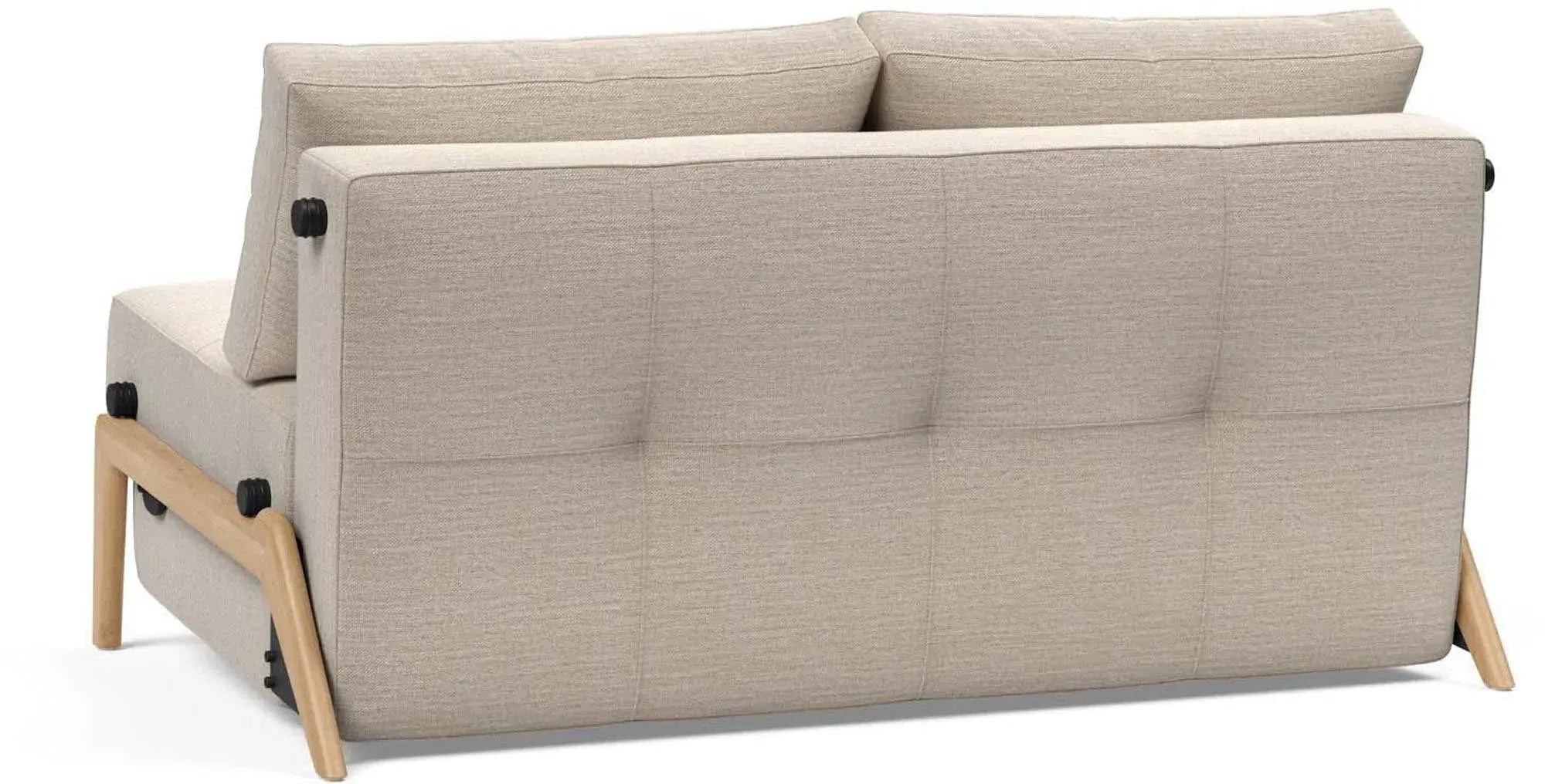 Cubed Klappsofa 140: Kompakte Eleganz für modernes Wohnen.