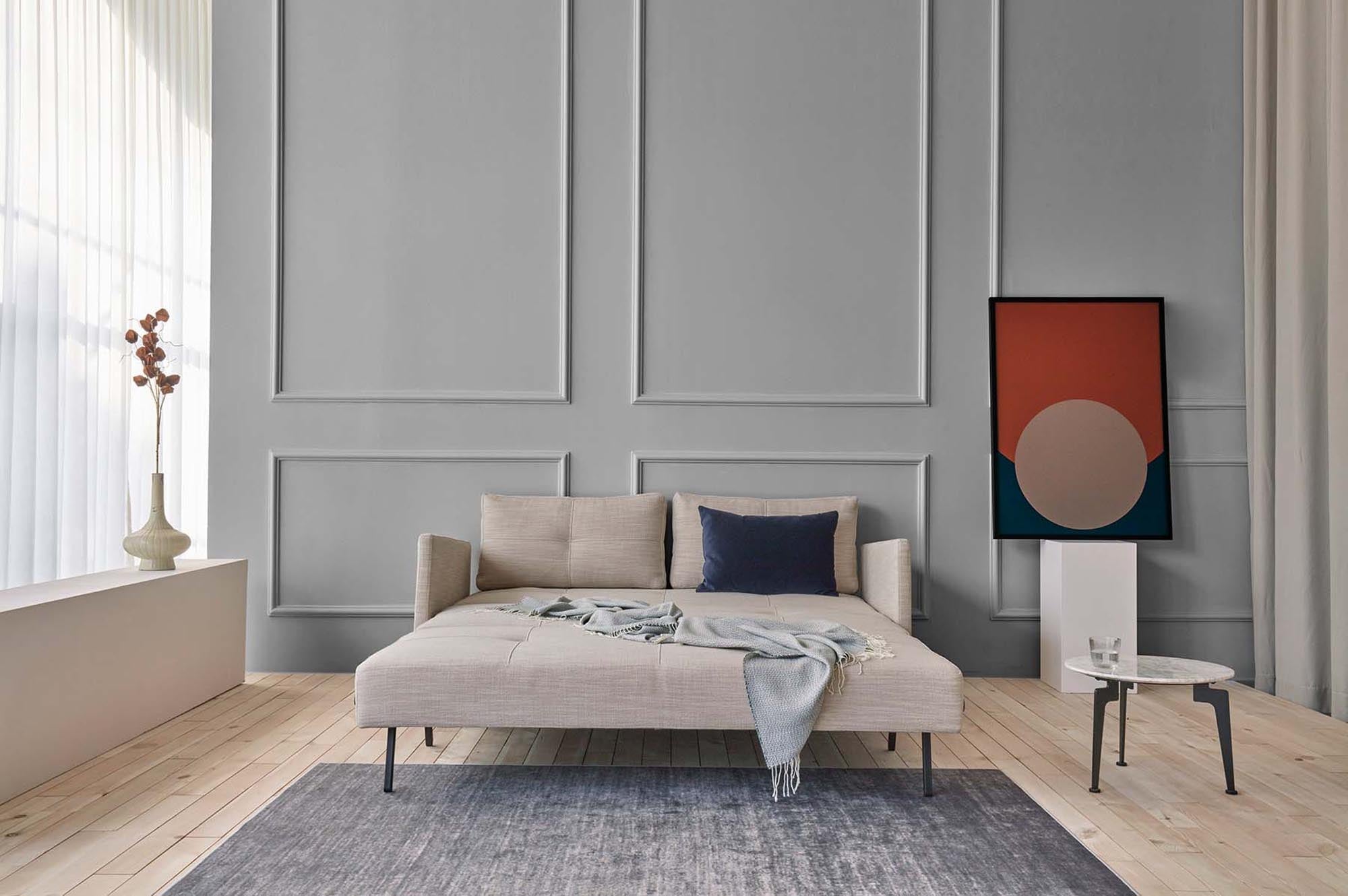 Cubed Klappsofa 160: Komfort und Funktionalität in modernem Design.