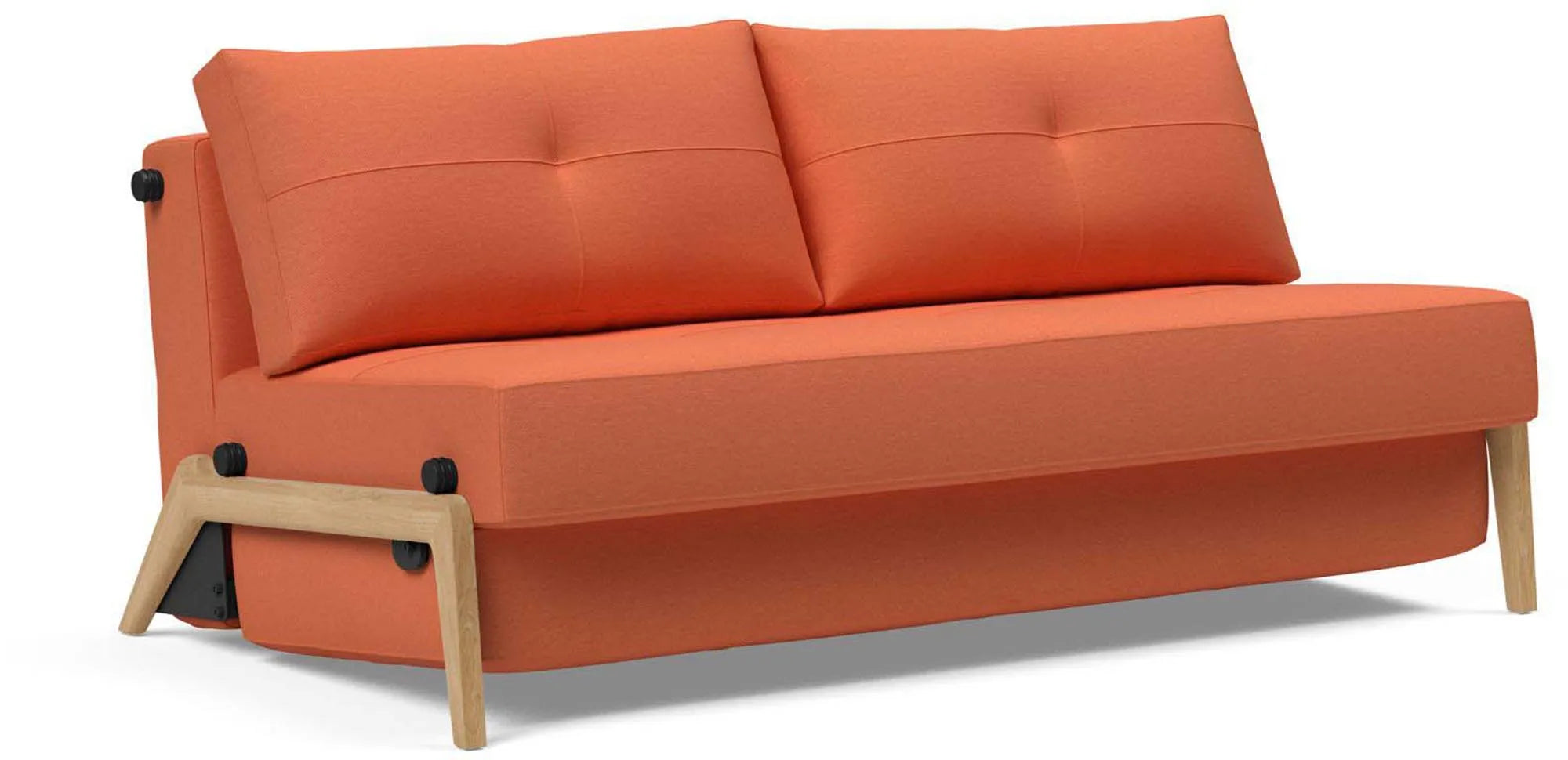 Cubed Klappsofa 160: Kompakte Eleganz für vielseitige Wohnbereiche.