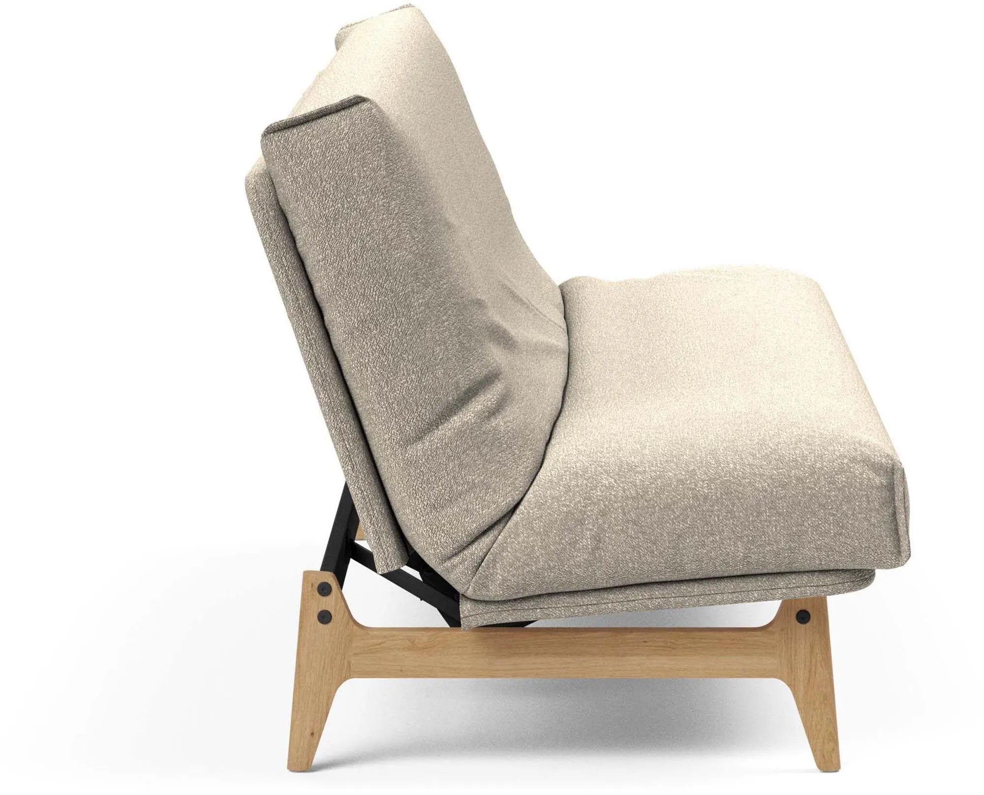 Aslak 120 Bettsofa: Stilvolles Design trifft auf nordische Gemütlichkeit.