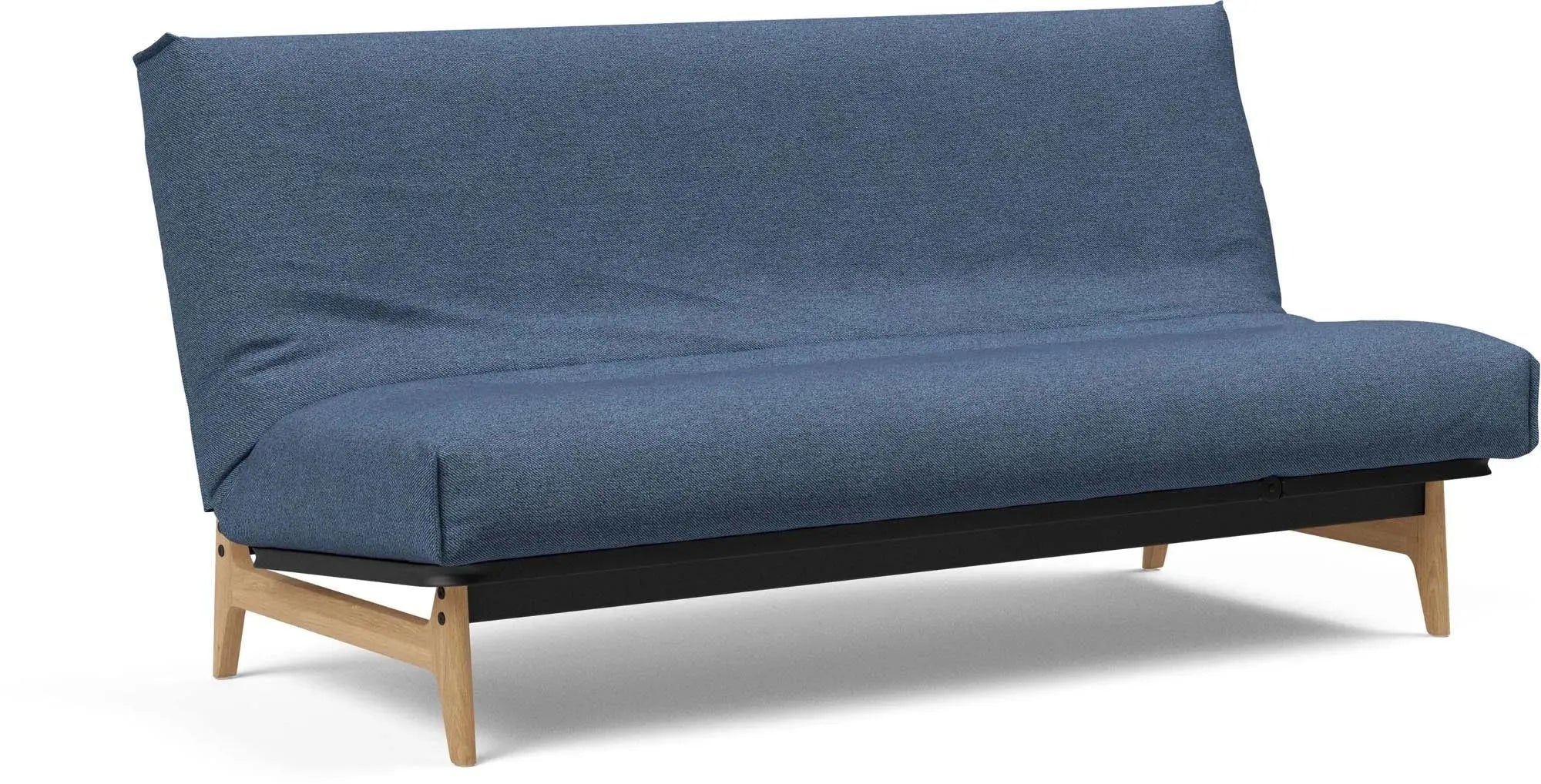 Aslak 140: Stilvolles Bettsofa mit nordischer Eleganz und Komfort.