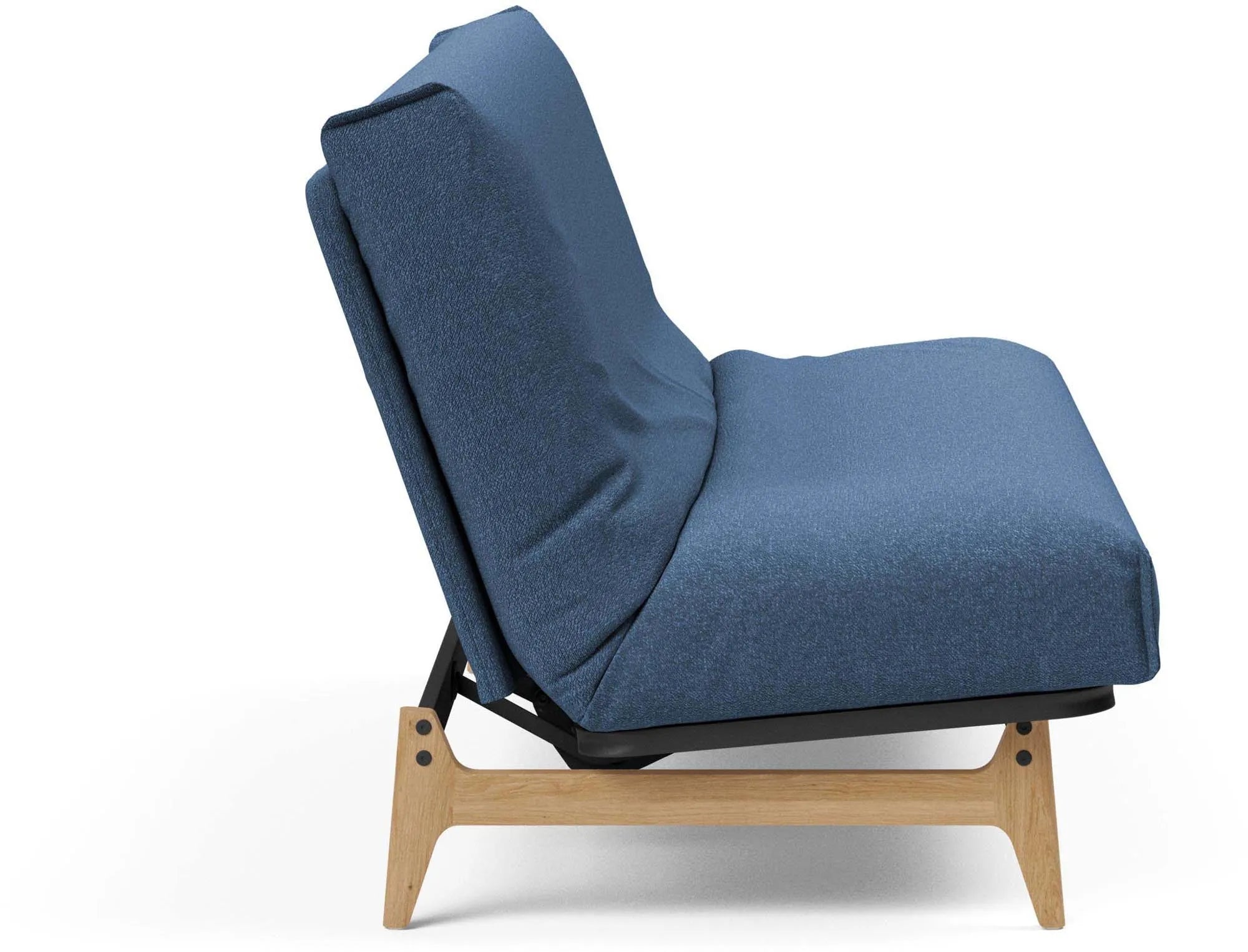 Aslak 140: Vielseitiges Bettsofa mit skandinavischem Design.