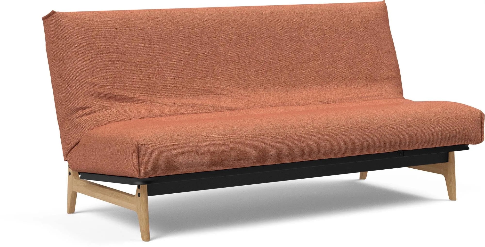 Aslak 140: Komfortables Bettsofa mit nordischem Charme und Funktion.