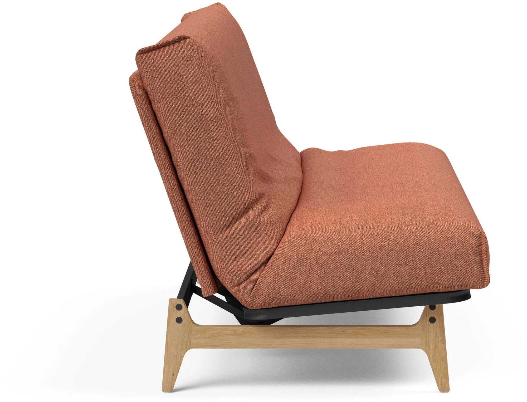 Aslak 140: Vielseitiges Bettsofa mit skandinavischem Design.