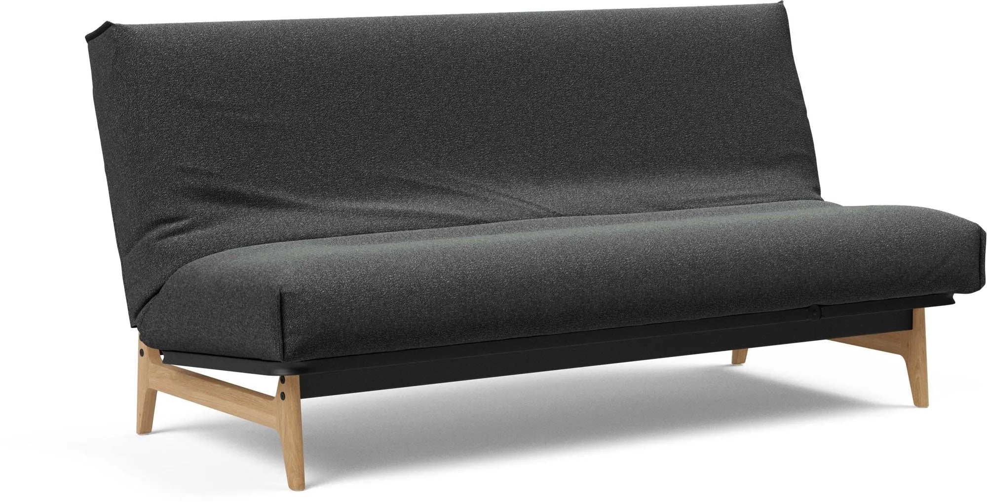 Aslak 140: Vielseitiges Bettsofa mit skandinavischem Design.