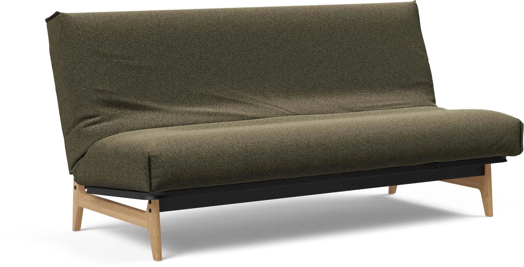 Aslak 140: Stilvolles Bettsofa mit nordischer Eleganz und Funktion.