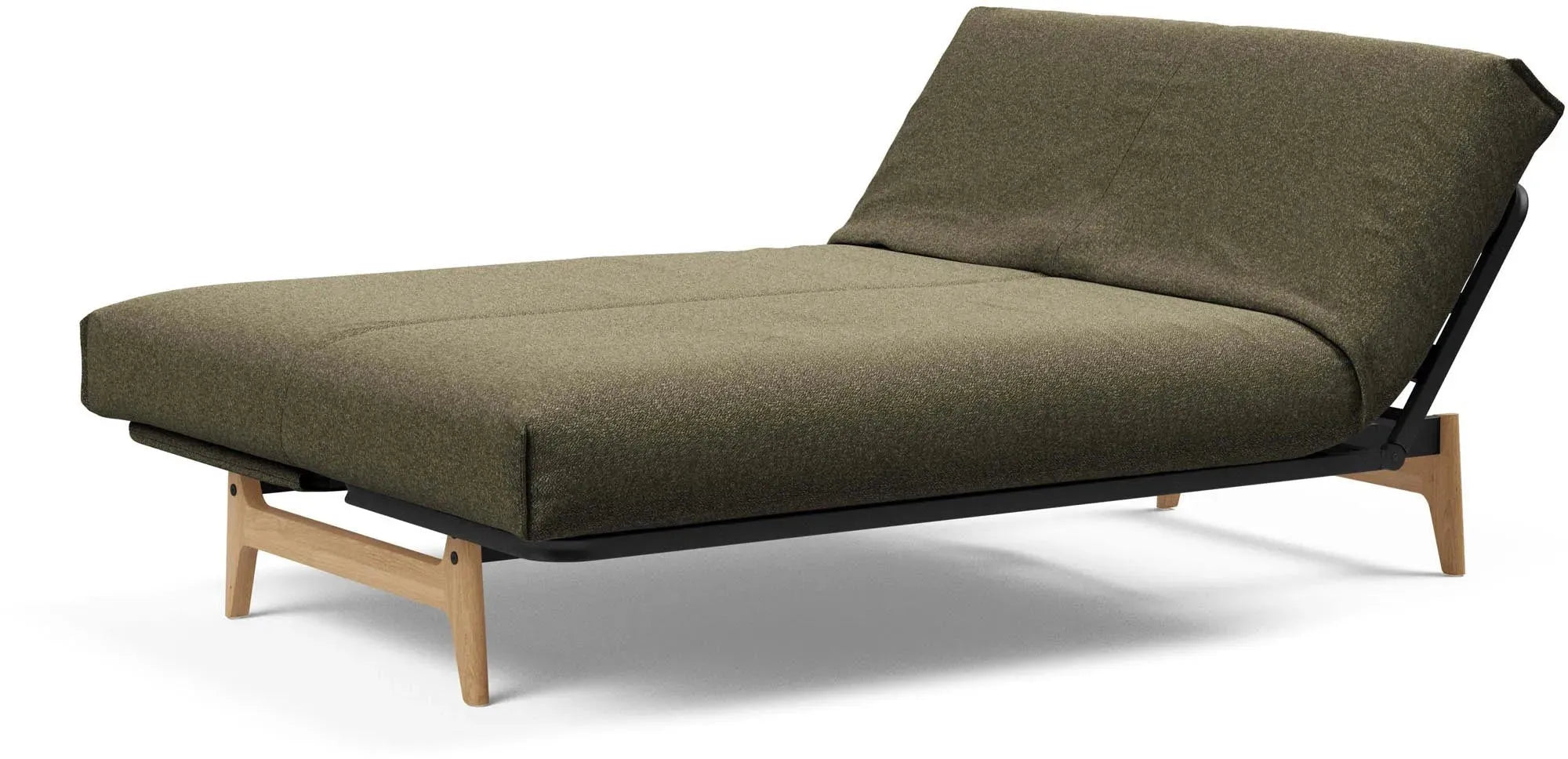 Aslak 140: Komfortables Bettsofa mit nordischem Charme und Funktion.