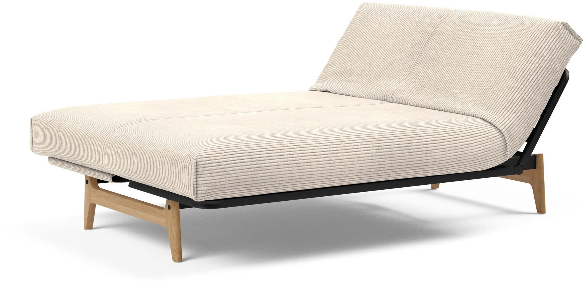 Aslak 140: Stilvolles Bettsofa mit nordischer Eleganz und Funktion.