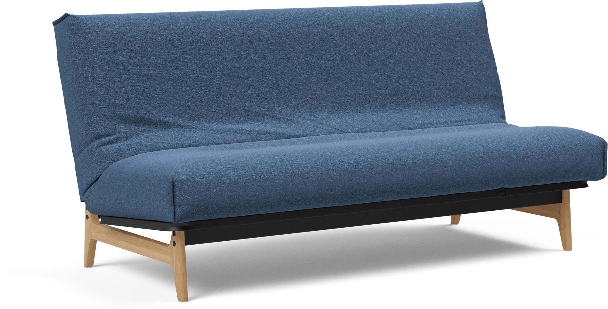 Aslak 140: Stilvolles Bettsofa mit nordischer Eleganz und Funktion.