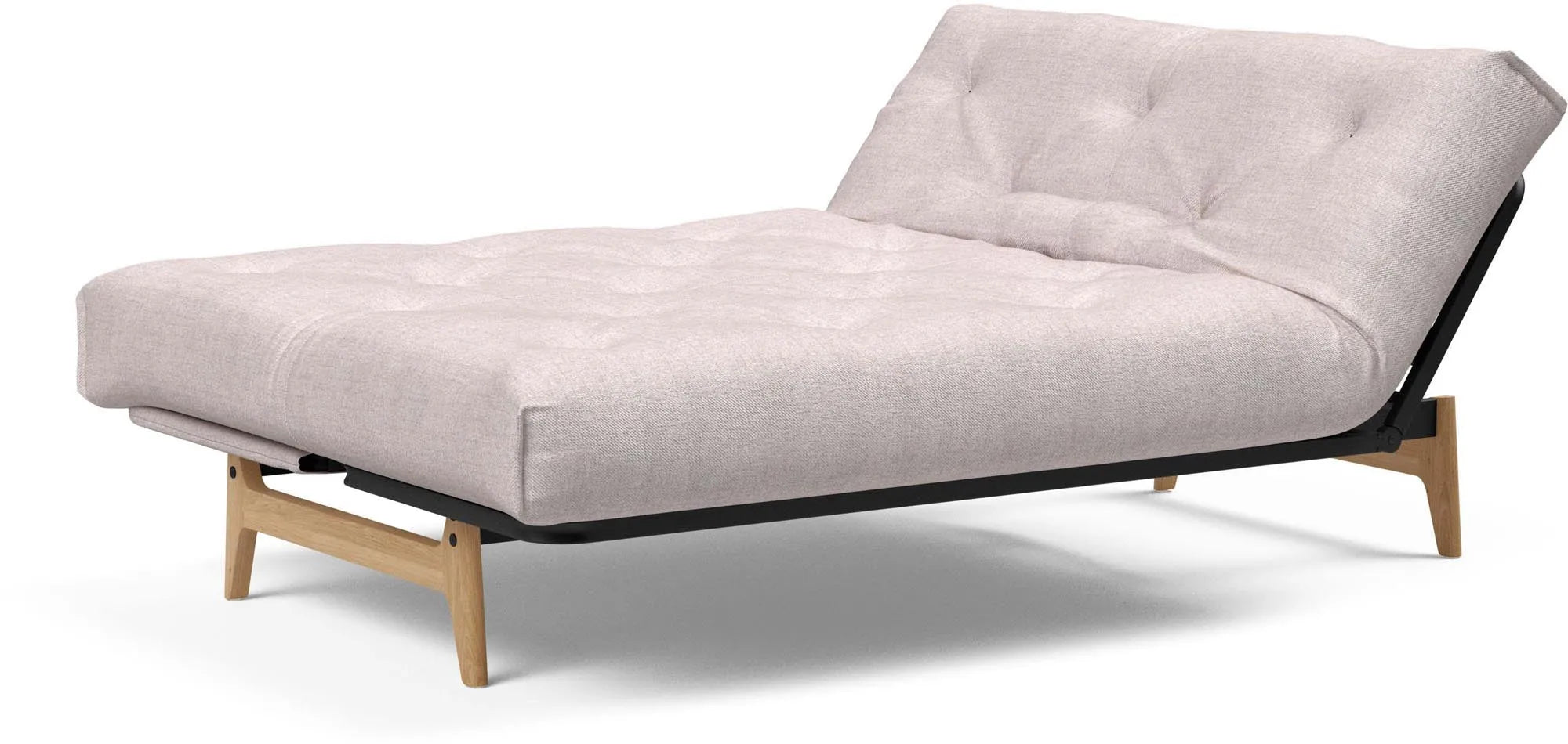 Aslak 140: Stilvolles nordisches Bettsofa mit innovativem Komfort.