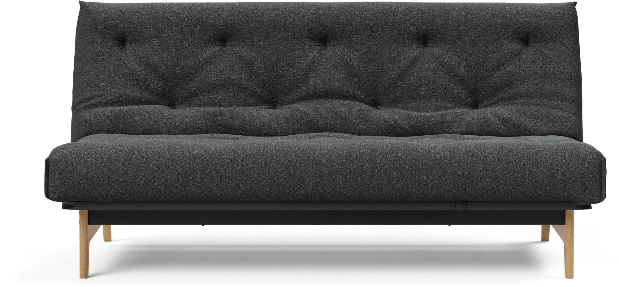 Aslak 140: Vielseitiges Bettsofa mit modernem nordischem Design.