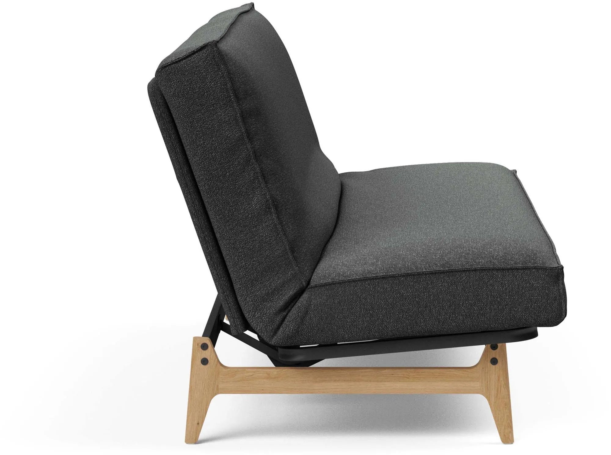 Modernes Aslak 140 Bettsofa mit strapazierfähigem Sharp Plus Bezug.