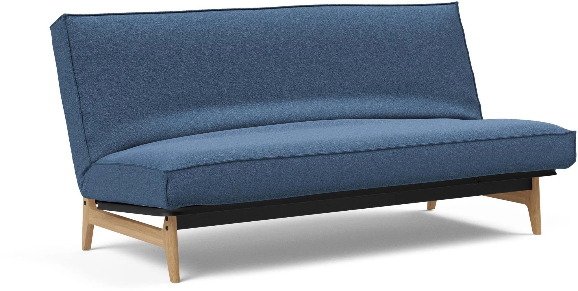 Modernes Aslak 140 Bettsofa mit strapazierfähigem Sharp Plus Bezug.