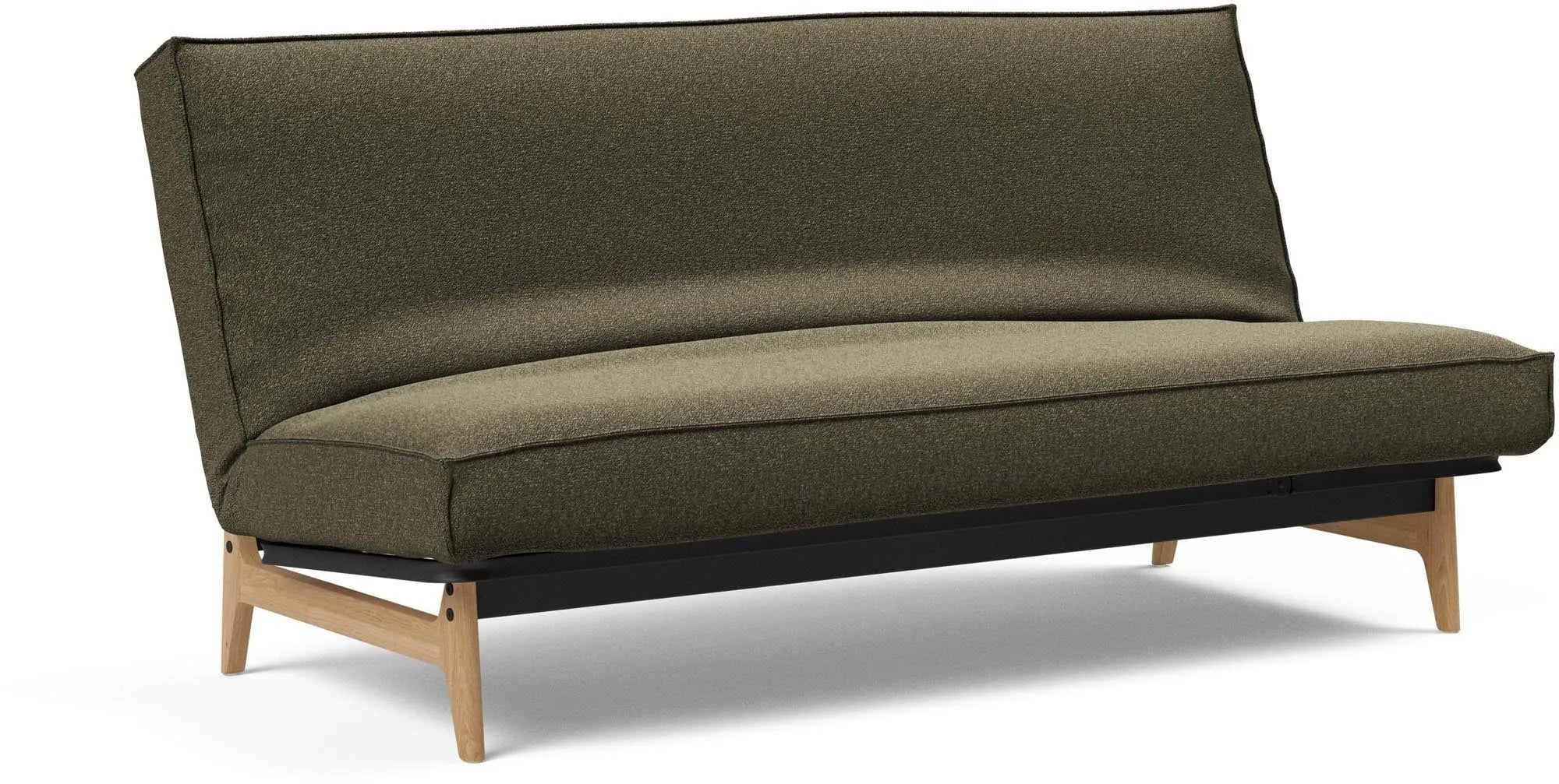 Modernes Aslak 140 Bettsofa mit strapazierfähigem Sharp Plus Bezug.