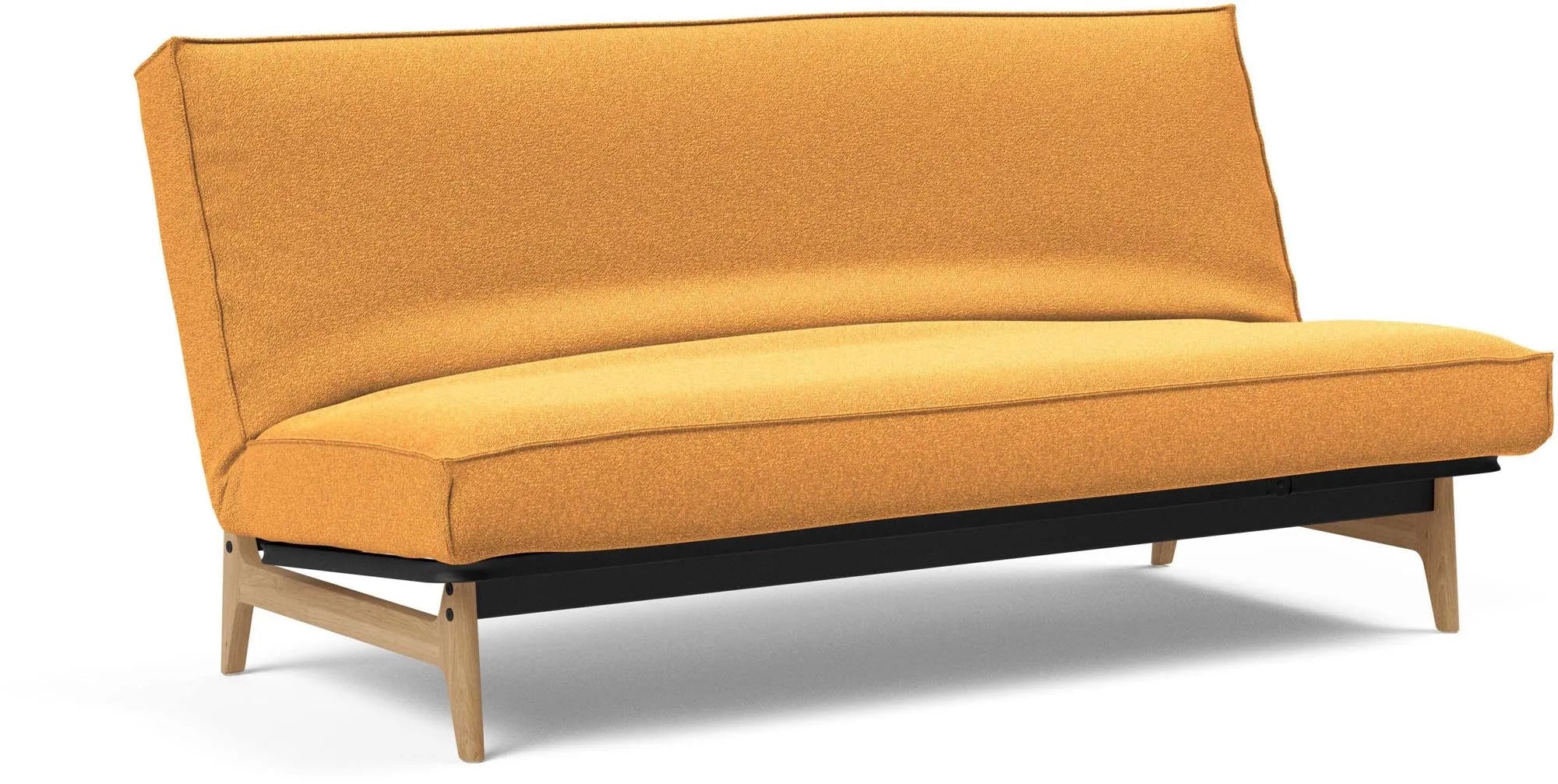 Elegantes Aslak 140 Bettsofa mit robustem Sharp Plus Bezug.