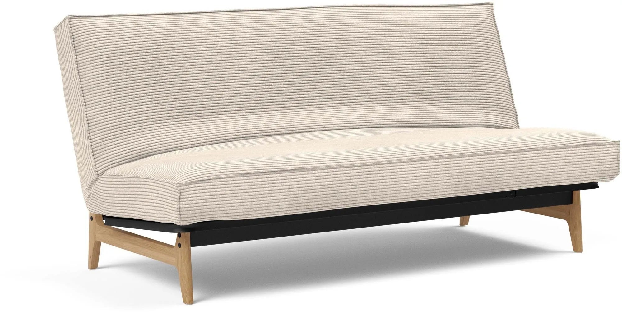 Modernes Aslak 140 Bettsofa mit strapazierfähigem Sharp Plus Bezug.