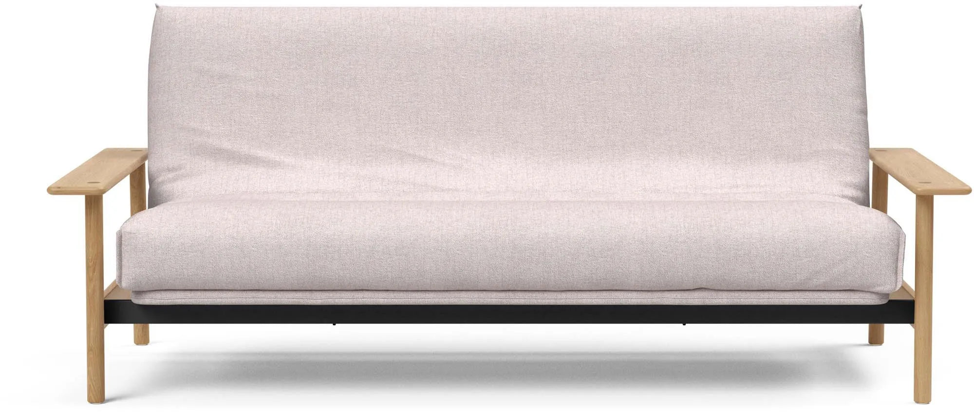 Das Balder Bettsofa von Innovation Living: skandinavisches Design, Komfort, Funktionalität, Eichenholz, Stahl, Soft Spring Matratze.