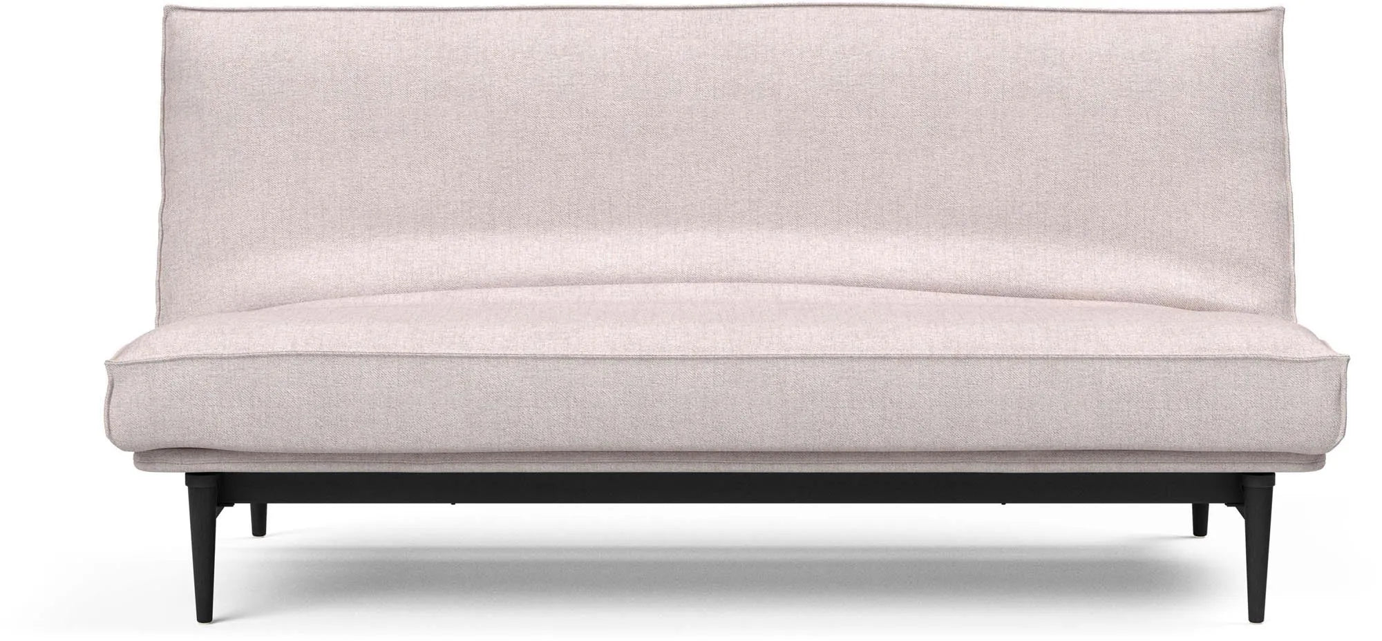 Das Colpus Black Bettsofa von Innovation Living kombiniert modernes Design mit Komfort. Mit Federkernmatratze und schwarzem Cover ideal für kleine Räume.