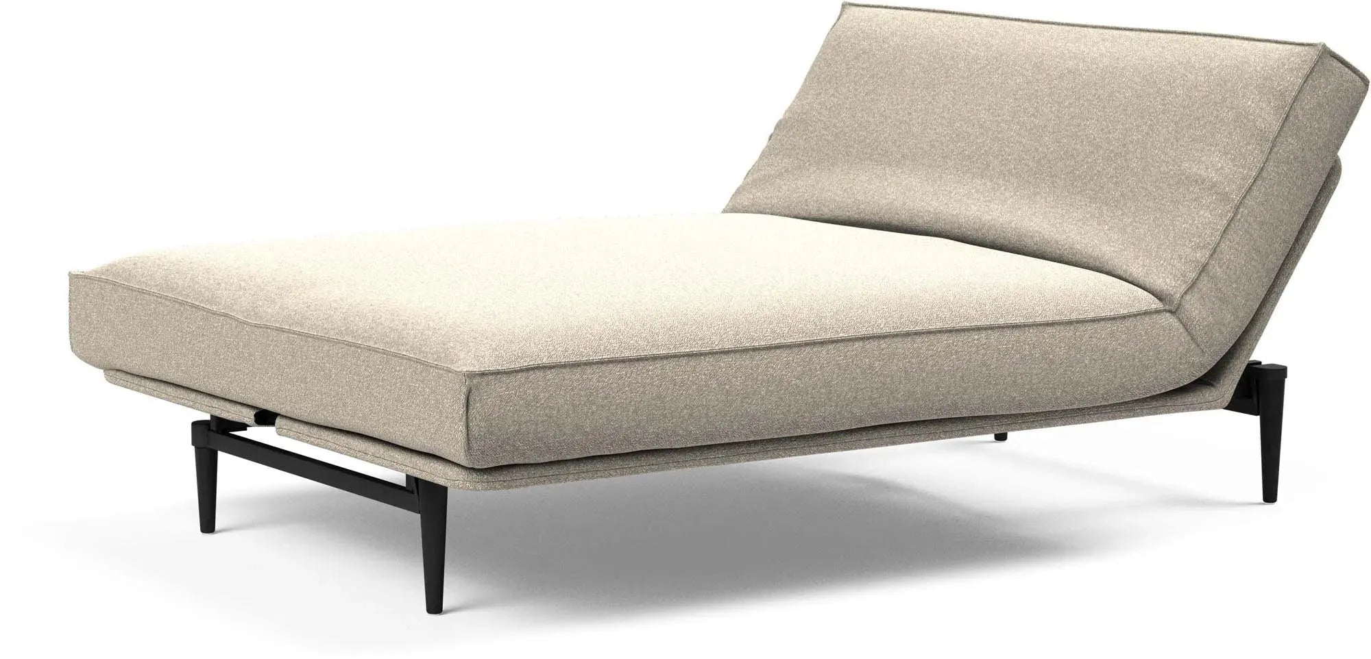 Stilvolles Colpus Black Bettsofa mit Sharp Plus Bezug von Innovation.