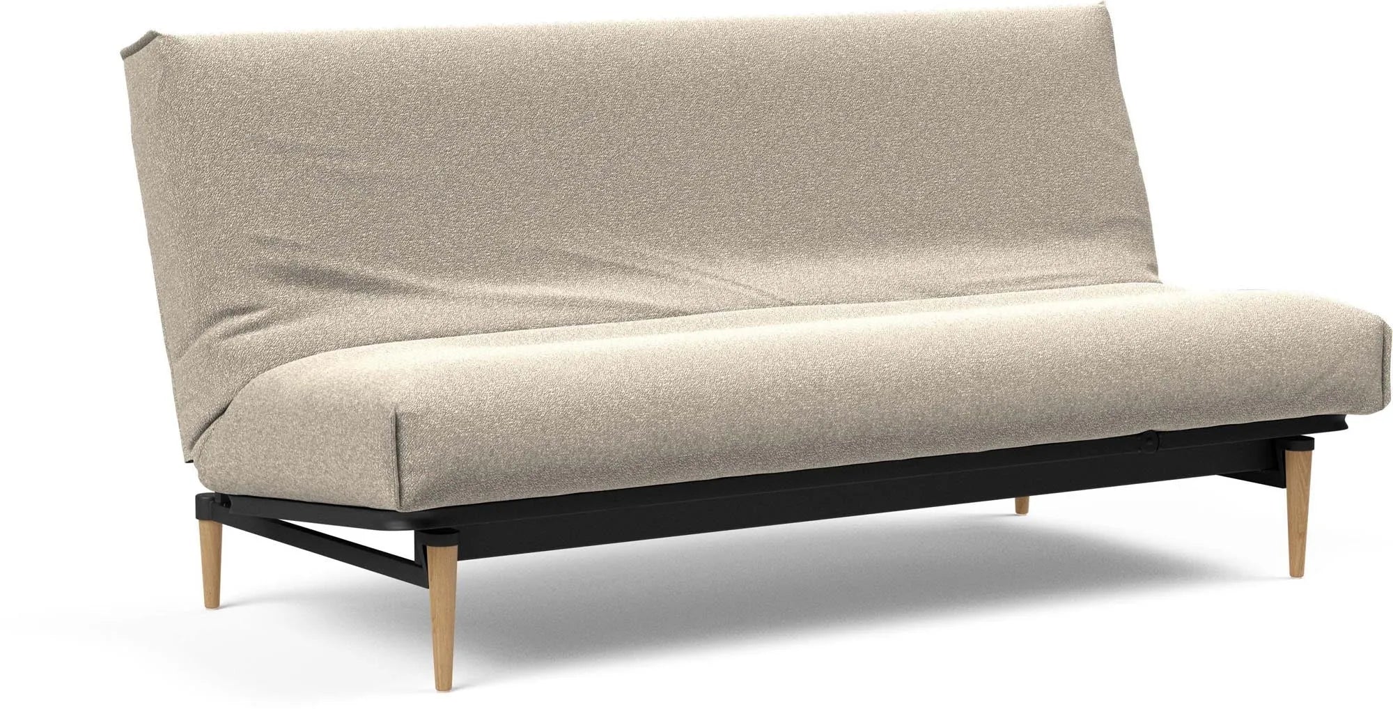 Elegantes Bettsofa mit nordischer Ästhetik und innovativer Funktion.