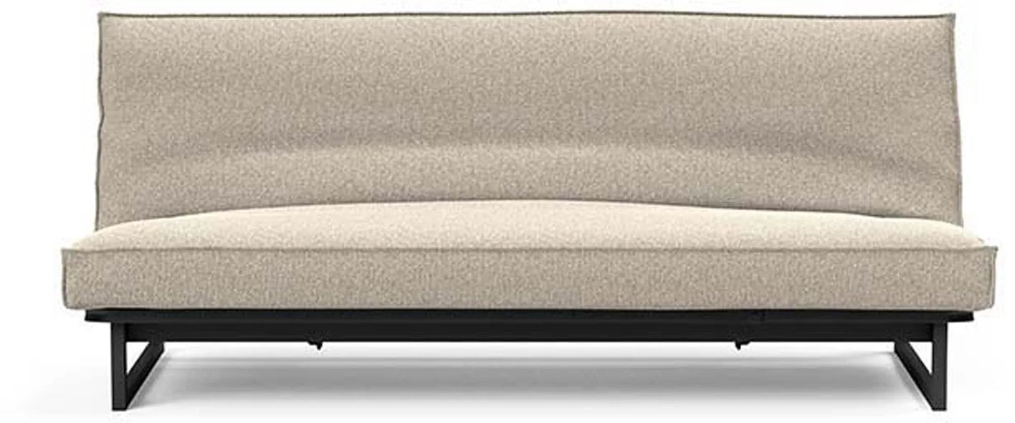 Fraction 120: Modernes Bettsofa mit waschbarem Sharp Plus Bezug.