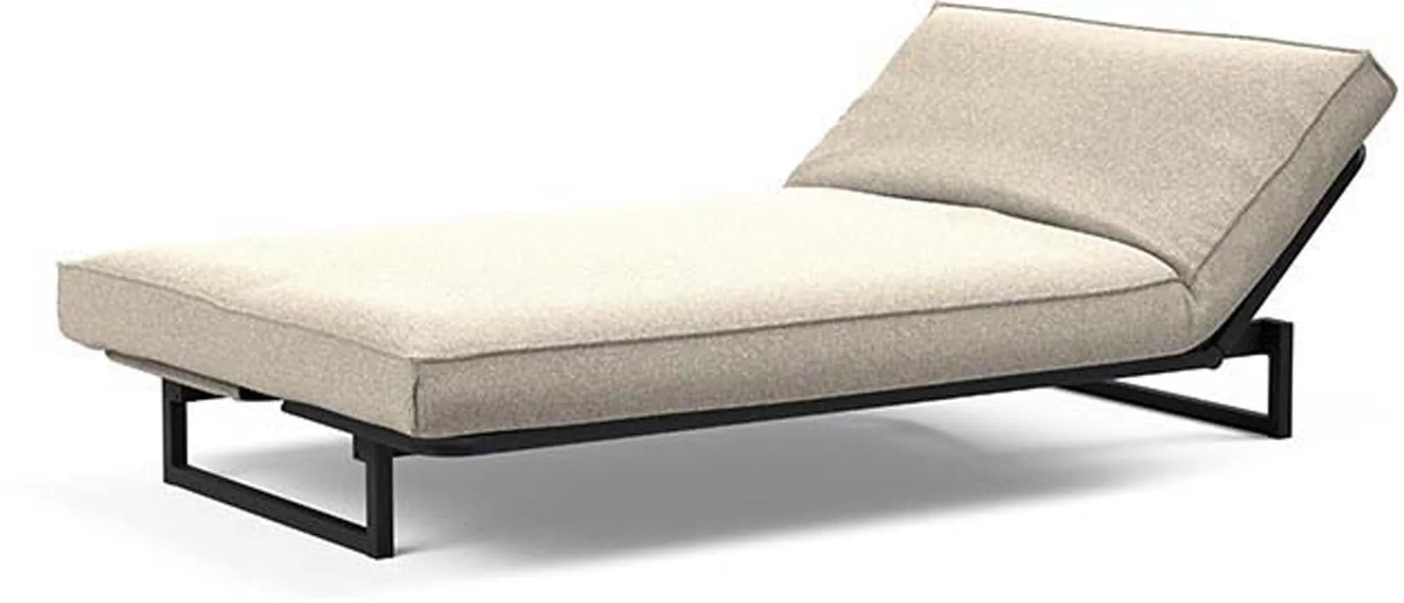 Fraction 120: Stilvolles Bettsofa mit abnehmbarem Sharp Plus Bezug.