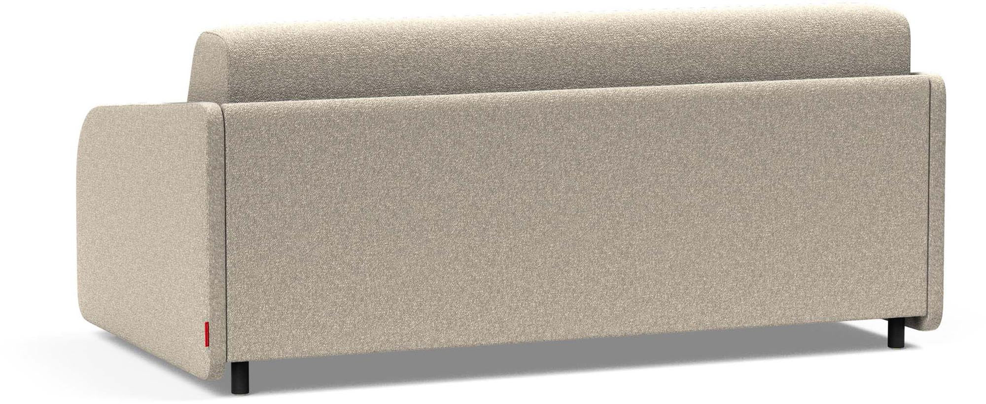 Eivor Klappsofa 140: Stilvolles Schlafsofa mit praktischer Dual-Matratze, perfekt für platzsparende Lösungen und entspannte Nächte.