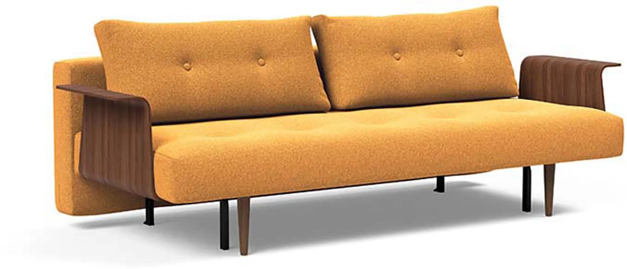 Recast Schlafsofa 140 Dunkel Styletto: stilvolles, funktionales Möbelstück für entspannte Nächte und elegante Akzente in jedem Raum.