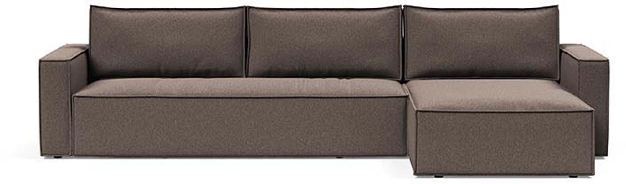 Newilla Bettsofa mit Lounger von Innovation Living: Stilvolles, funktionales Möbelstück mit Stauraum, abnehmbarem Bezug und hohem Komfort.
