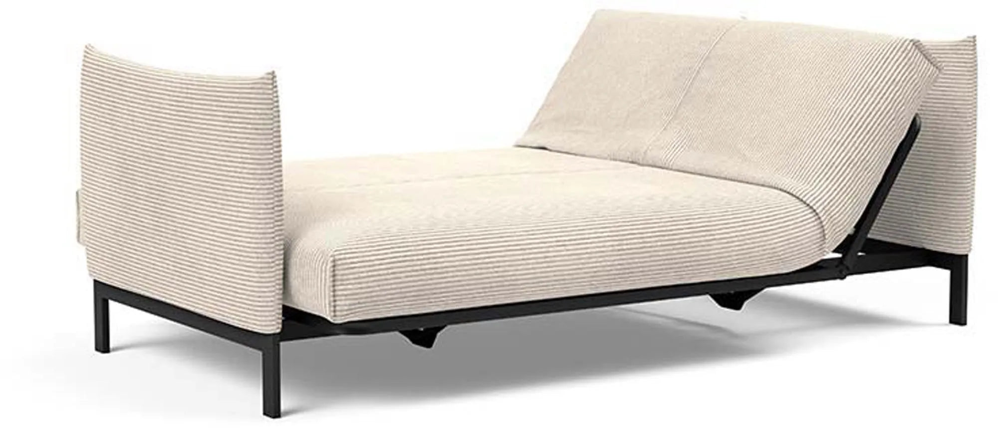 Junus 140: Vielseitiges Bettsofa mit skandinavischem Designflair.