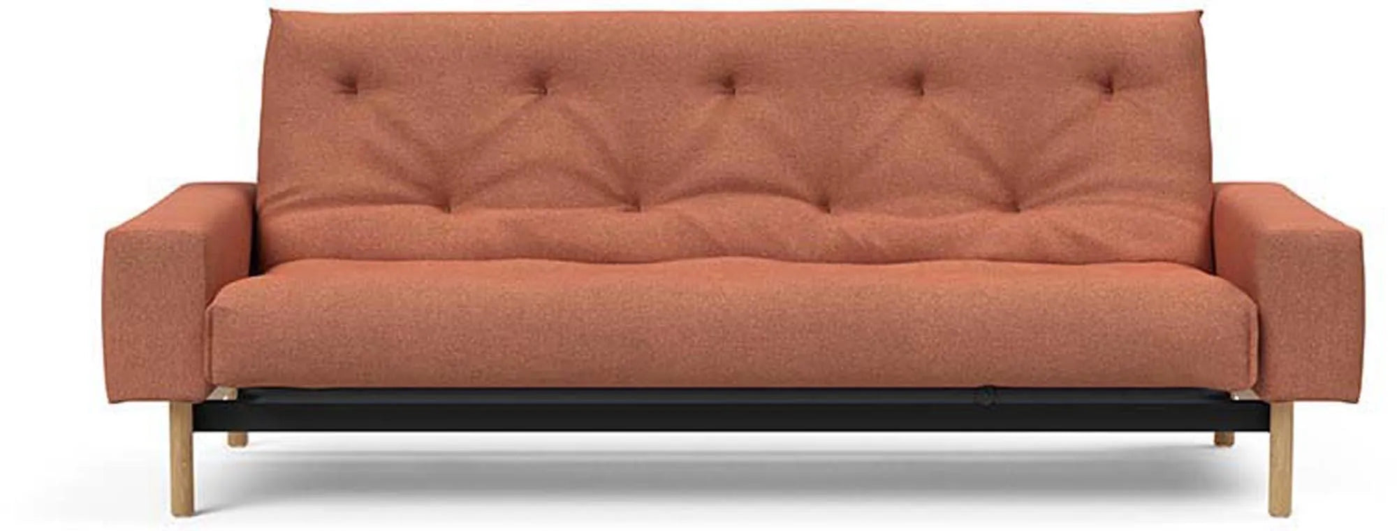 Elegantes Schlafsofa im skandinavischen Design, individuell anpassbarer Komfort, robust und nachhaltig.