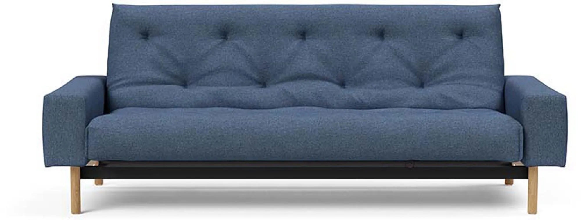 Elegantes Schlafsofa im skandinavischen Design, individuell anpassbarer Komfort, robust und nachhaltig.