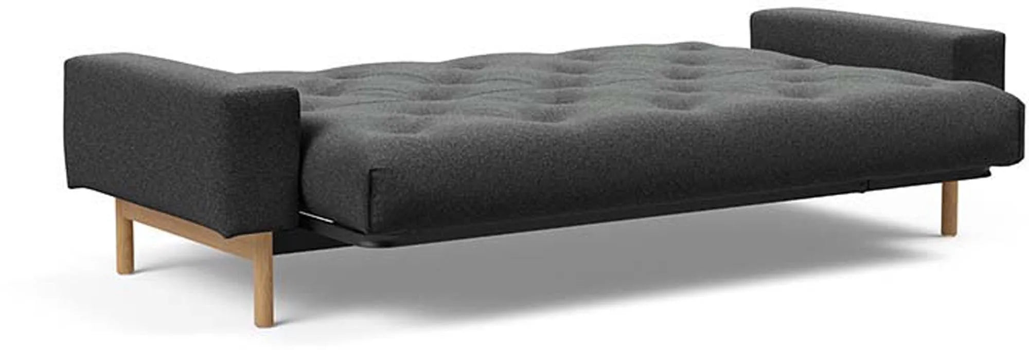 Elegantes Schlafsofa im skandinavischen Design, individuell anpassbarer Komfort, robust und nachhaltig.