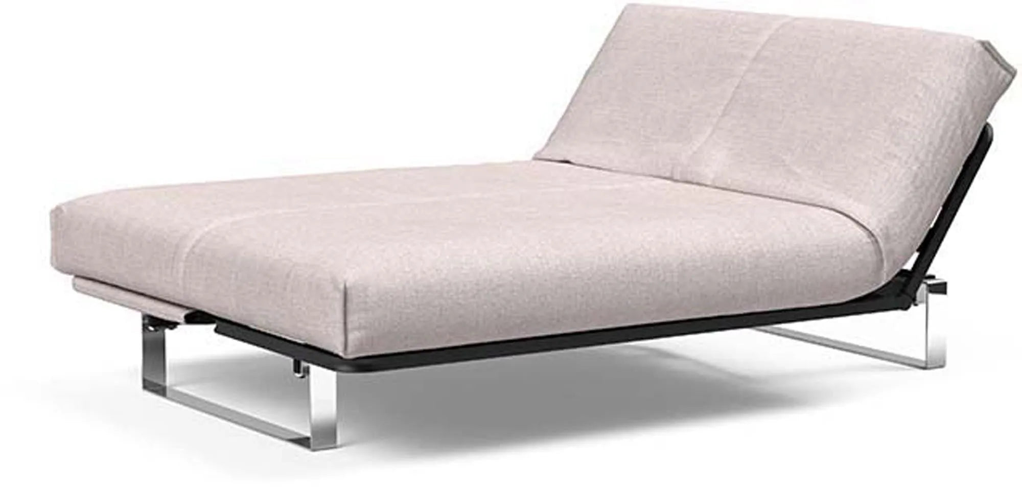 Stilvolles Bettsofa mit nordischem Flair und abnehmbarem Bezug.