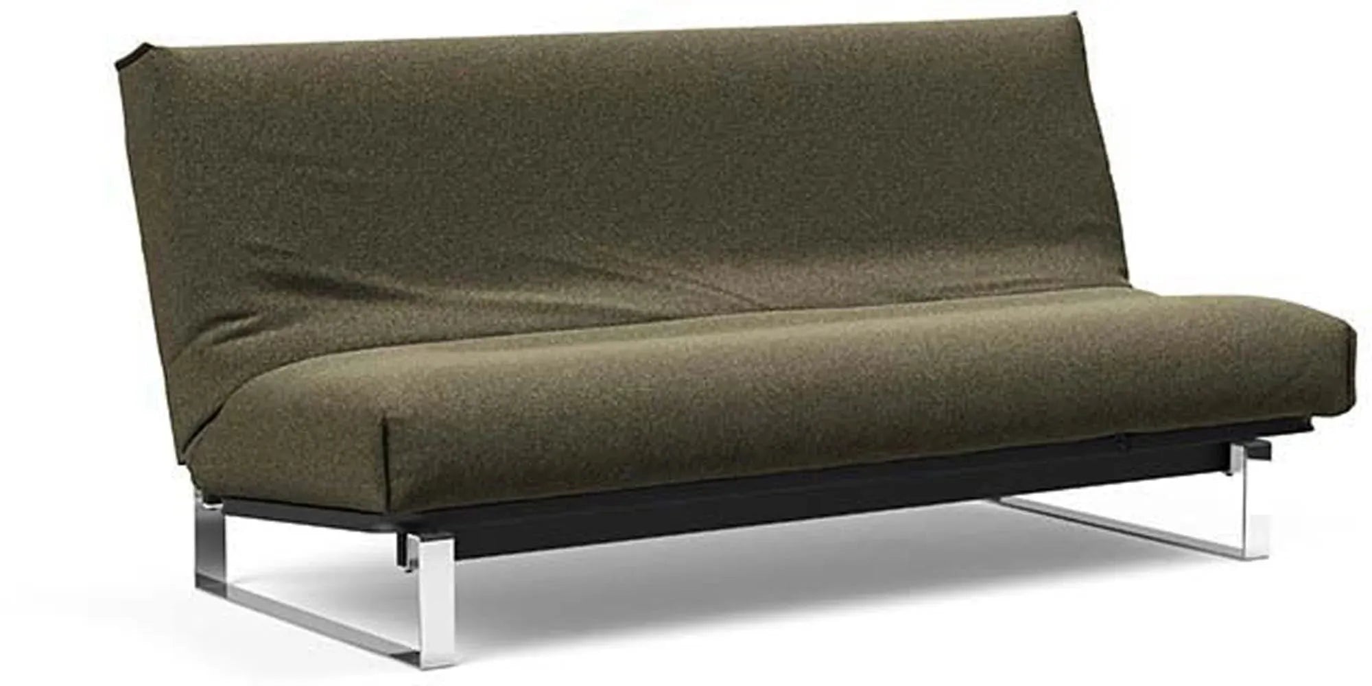 Stilvolles Bettsofa mit abnehmbarem Bezug im nordischen Design.