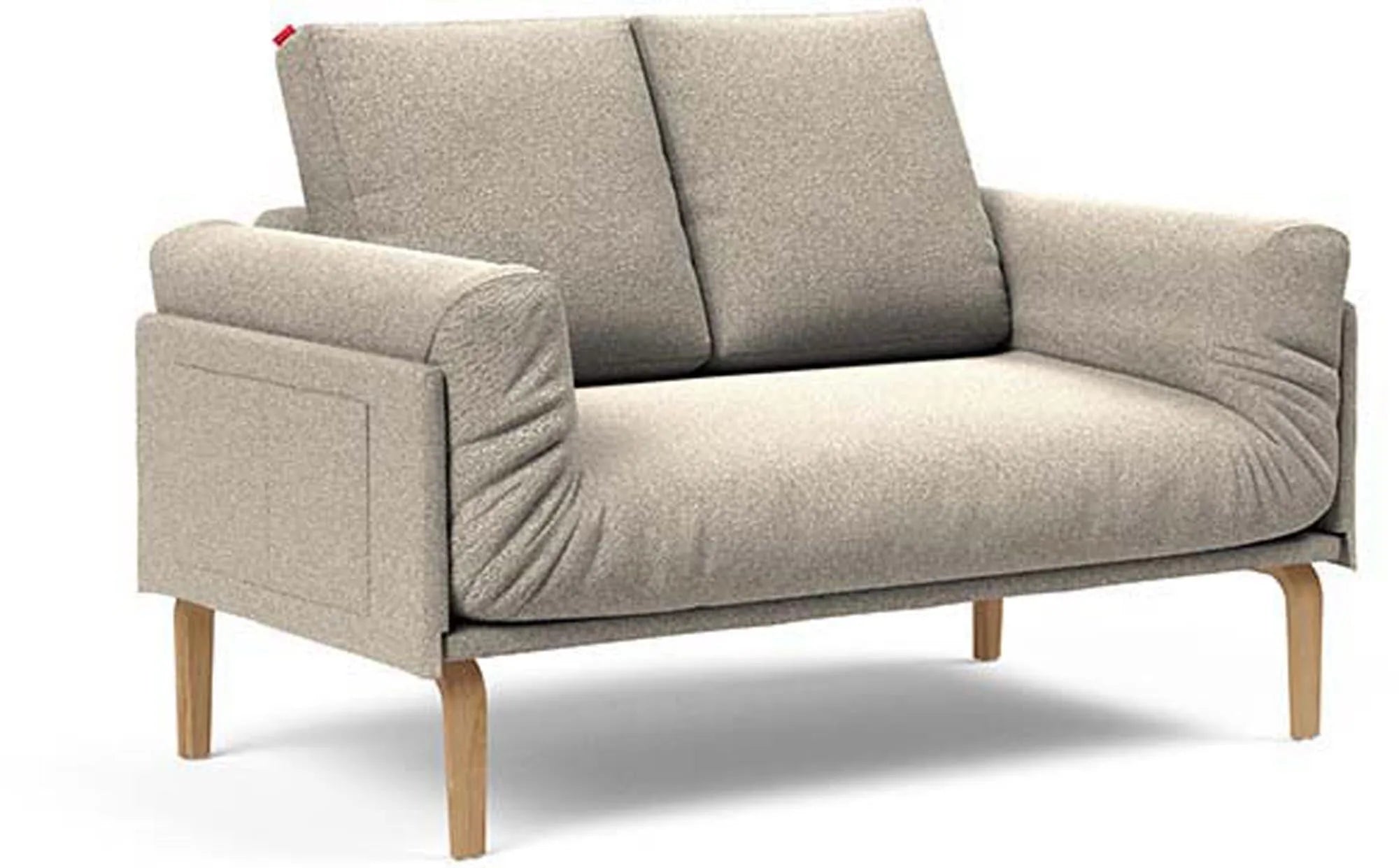 Rollo Bow Klappsofa: Eleganz trifft Funktionalität mit abnehmbarem Bezug.