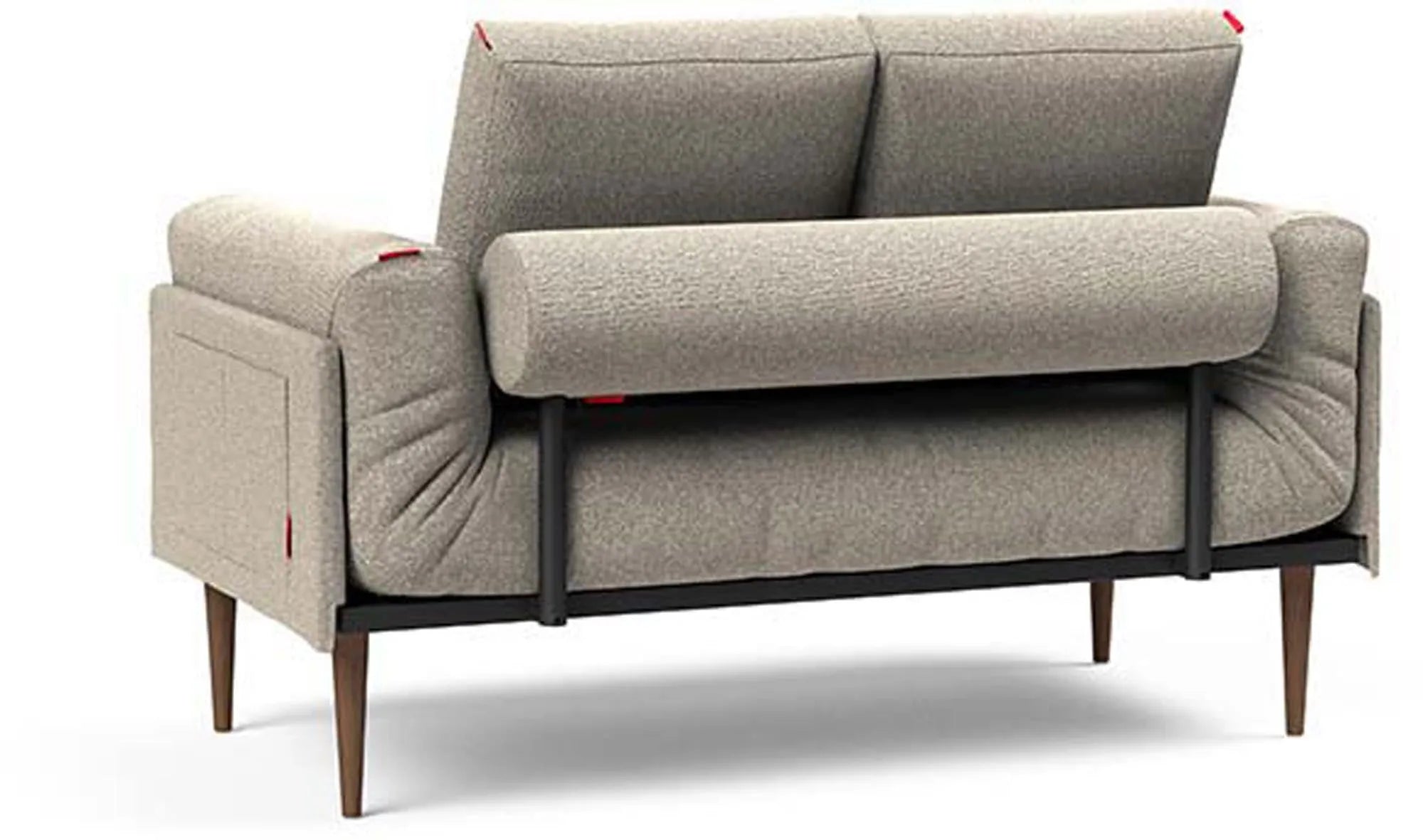 Elegantes Rollo Styletto Sofa mit waschbarem Bezug von Innovation.