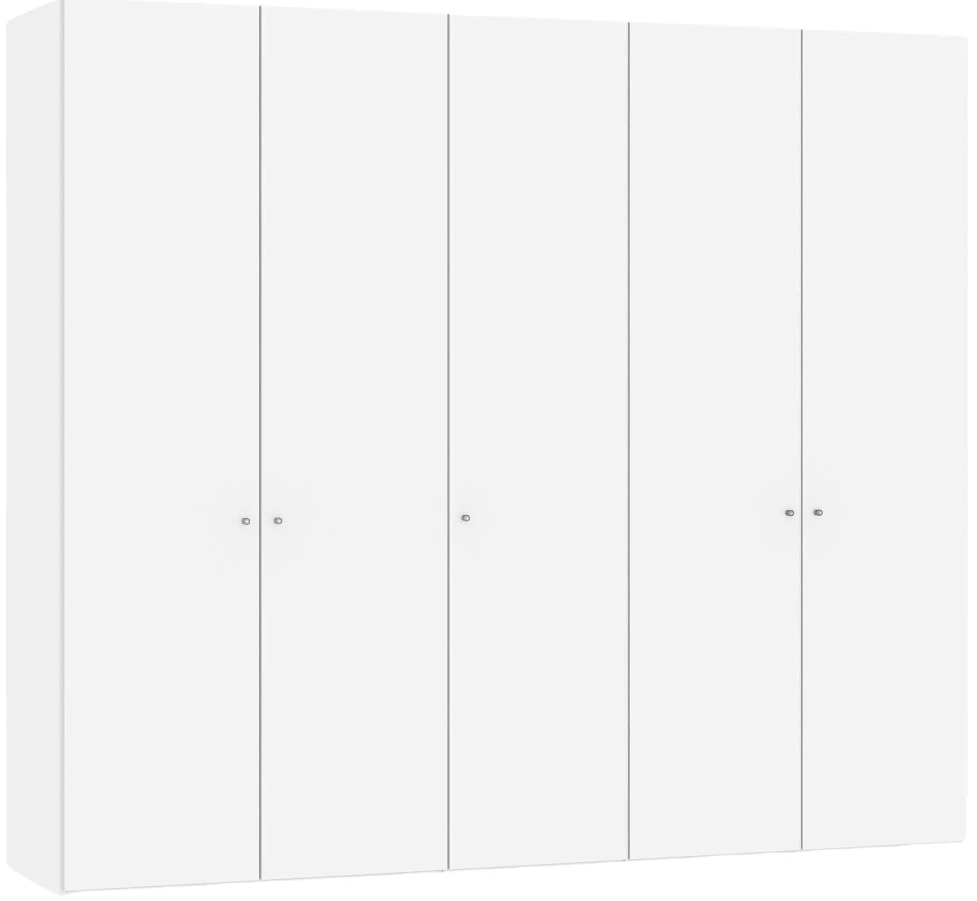 Drehtürenschrank 5türig Premiumweiss - KAQTU Design