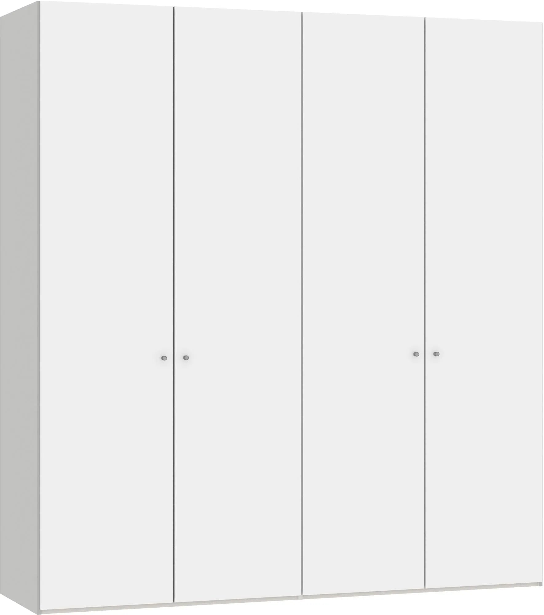 Eleganter Jutzler Kleiderschrank mit 4 Türen in Premiumweiß.