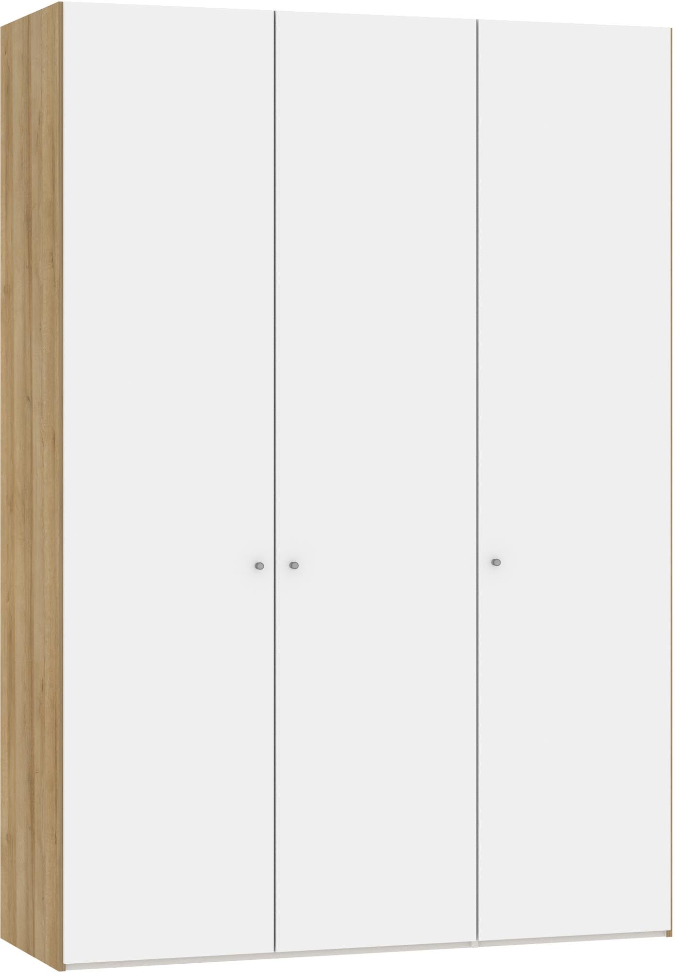 Moderner 3-türiger Drehtürenschrank in Premiumweiß von Jutzler.