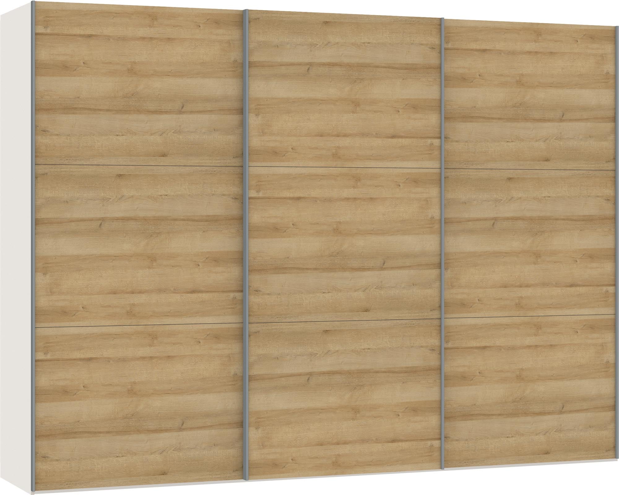 Eleganter Jutzler Schwebetürenschrank XL Eiche mit Zubehör.