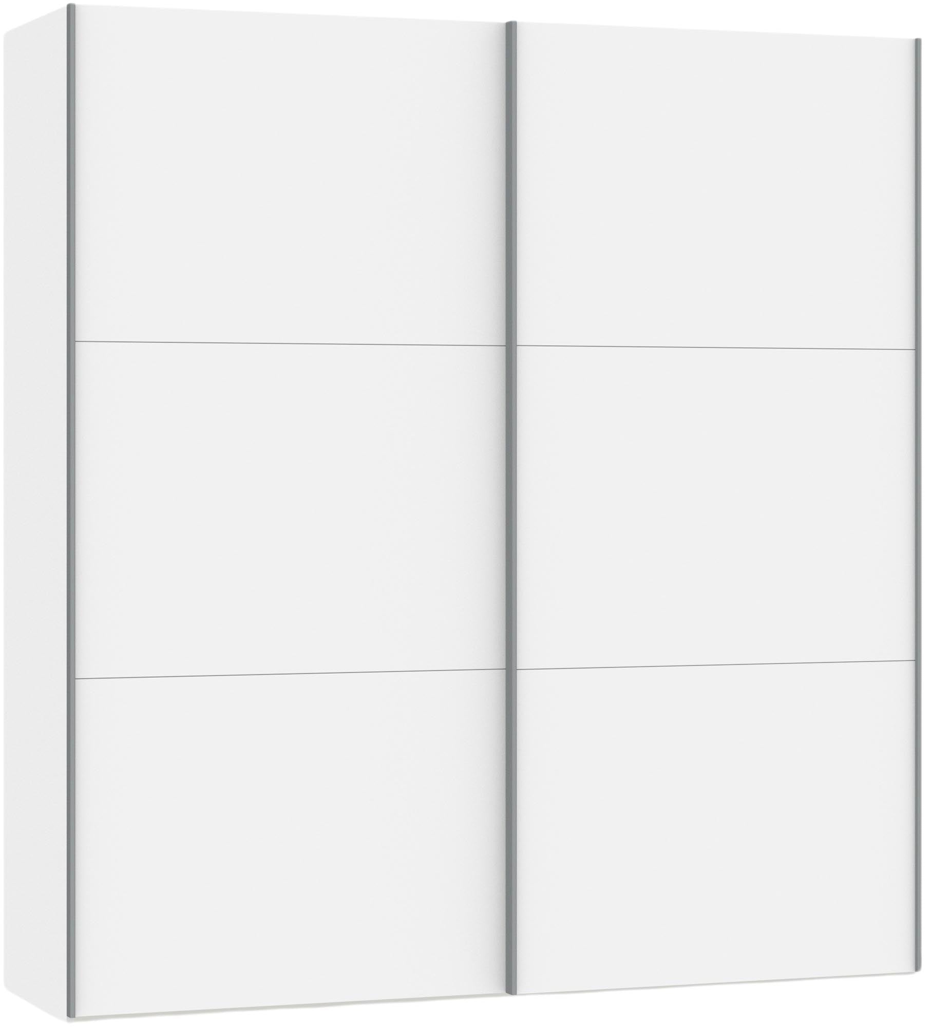 Jutzler Schwebetürenschrank XS: Stilvoller Stauraum in Premiumweiß.