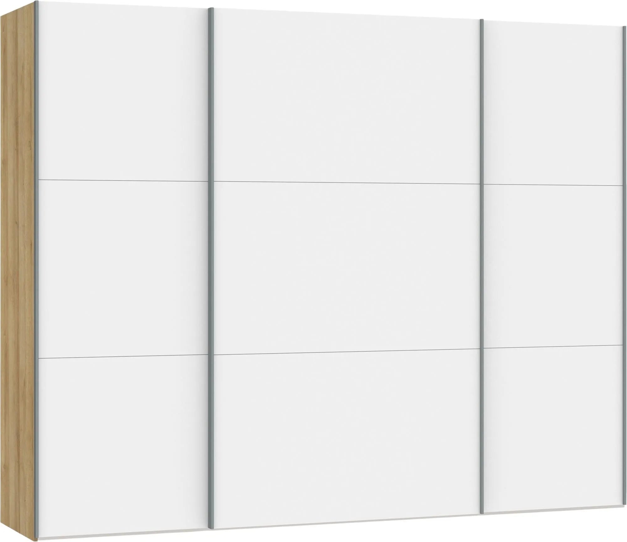 Jutzler Schwebetürenschrank L: Modernes Design in Premiumweiß.