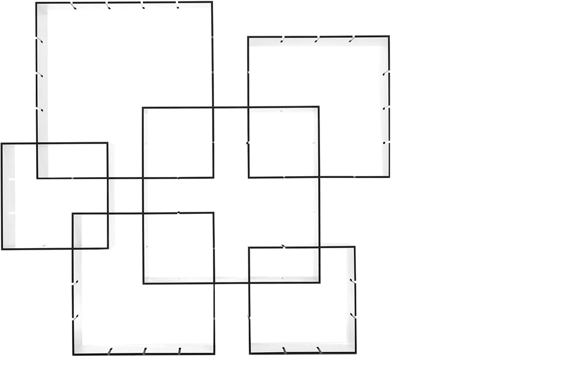 KONNEX 3er Set: Flexibles Stecksystem für kreative Regalgestaltung. Individuell anpassbar für jeden Raum.