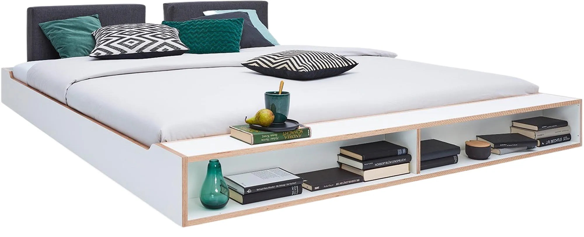 Elegantes MAUDE Bett: Minimalistisches Design für traumhaften Schlaf.